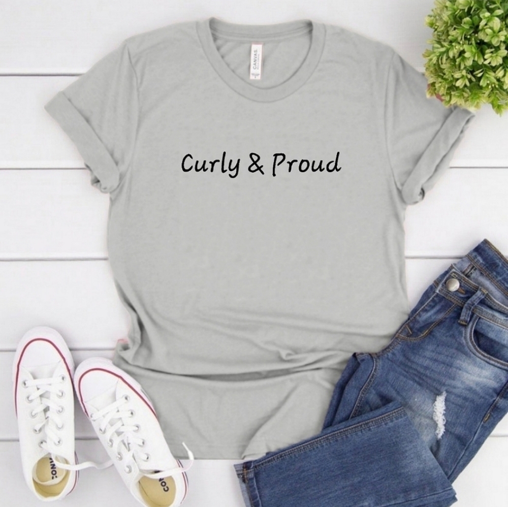 Curly & Proud Graphic Tee Shirt